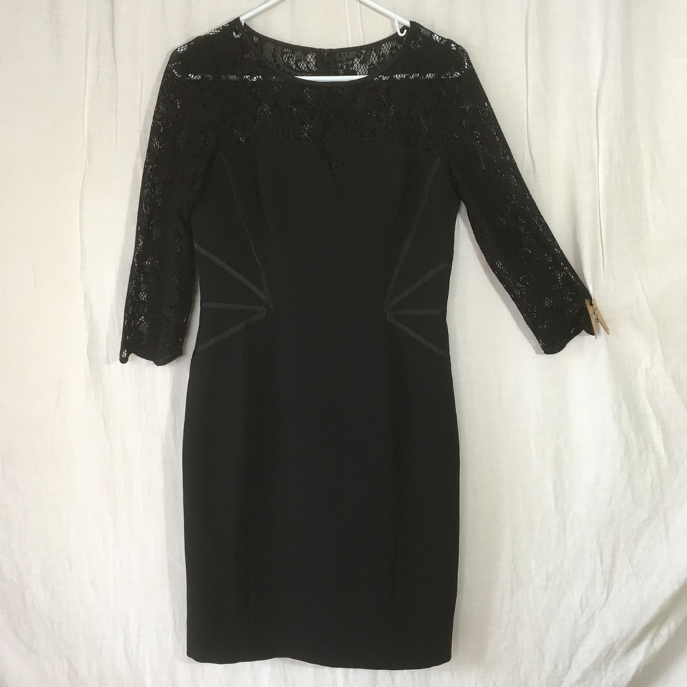Adrianna‎ Papell Structured Lace Evening Dress